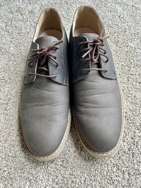 Men's Classic Derby Shoes in Dark Brown